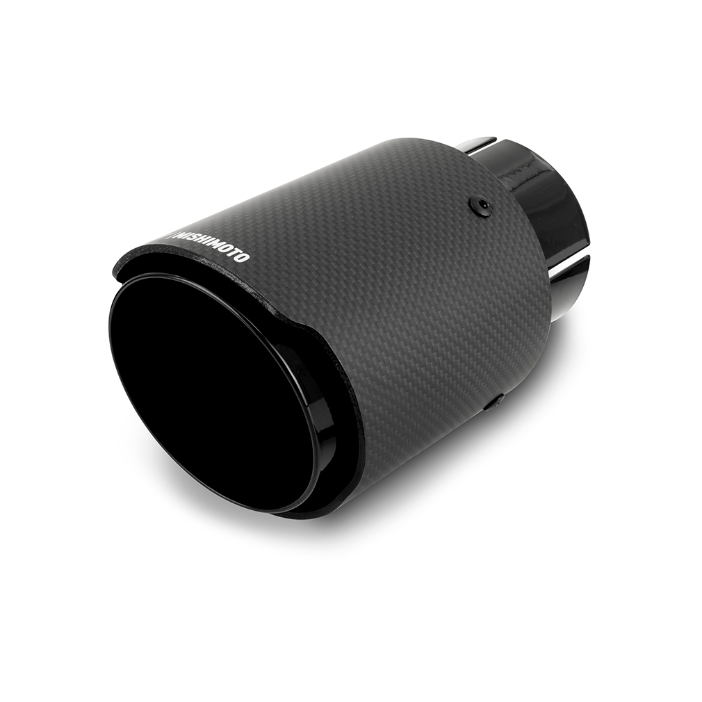 Mishimoto — Mishimoto Carbon Fiber Muffler Tip 2.5in Inlet 3.5in Outlet Black
Exhaust Tip - view 6